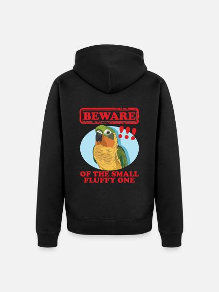 Conure Parrots Conures Gifts - Unisex Premium Organic Zip Hoodie - black