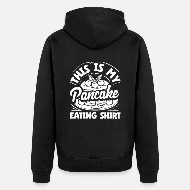 C’est ma gâterie de crêpes - Veste à capuche bio Premium Unisexe - noir