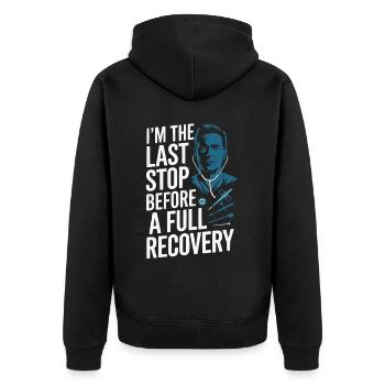 Orthopedic Surgeon Medical Medicine Orthopaedic - Unisex Premium Organic Zip Hoodie - black - Back - Nico (187cm)