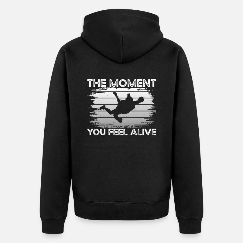Parachute Feel Alive - Veste à capuche bio Premium Unisexe - noir