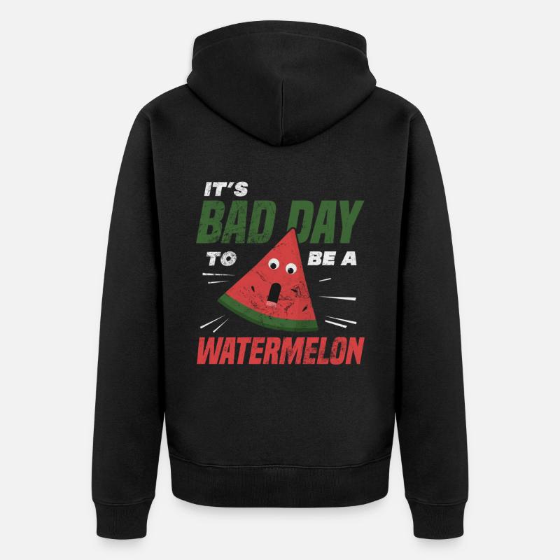 Pastèque - Veste à capuche bio Premium Unisexe - noir