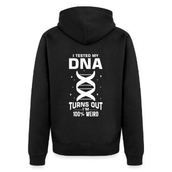Test ADN génétique Crispr Microbiology - Veste à capuche bio Premium Unisexe - noir - Dos - Nico (187cm)