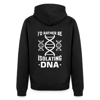 Test ADN génétique Crispr Microbiology - Veste à capuche bio Premium Unisexe - noir - Dos - Nico (187cm)