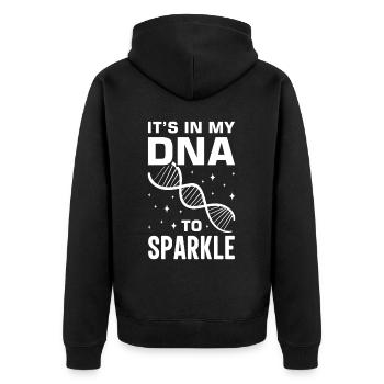 Test ADN génétique Crispr Microbiology - Veste à capuche bio Premium Unisexe - noir - Dos - Nico (187cm)