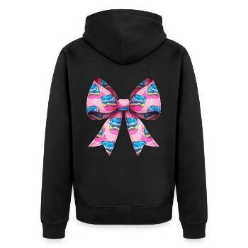 Coquette Bow Réalité Virtuelle VR Player Maman - Veste à capuche bio Premium Unisexe - noir - Dos - Nico (187cm)