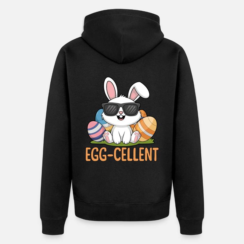 Cellent d’œuf - Veste à capuche bio Premium Unisexe - noir