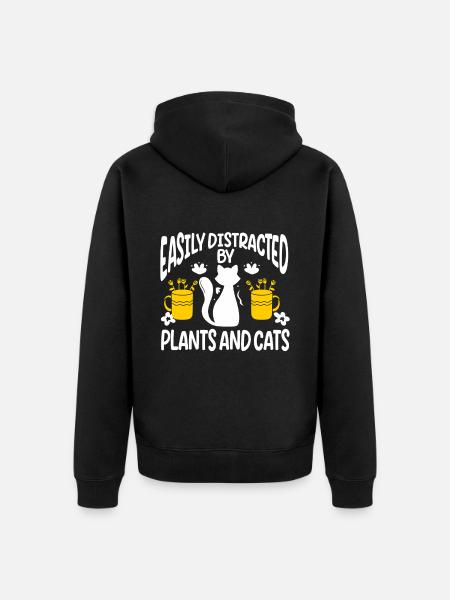 Gardening Horticulture Gardener - Unisex Premium Organic Zip Hoodie - black