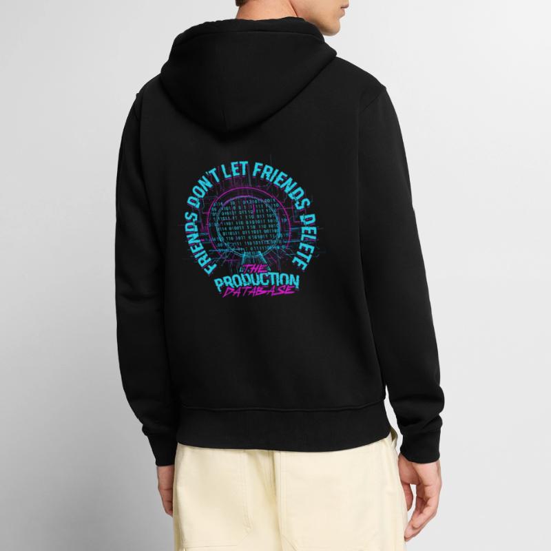 Computer Scientist Production Database Unisex Premium Organic Zip Hoodie
