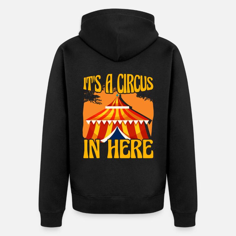 C’est un cirque ici - Veste à capuche bio Premium Unisexe - noir