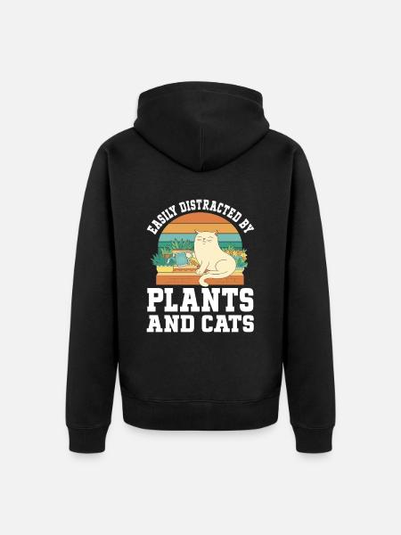 Gardening Horticulture Gardener - Unisex Premium Organic Zip Hoodie - black