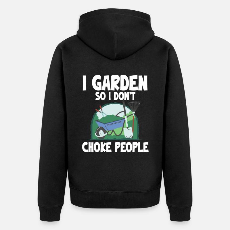 Jardinage Horticulture Jardinier - Veste à capuche bio Premium Unisexe - noir