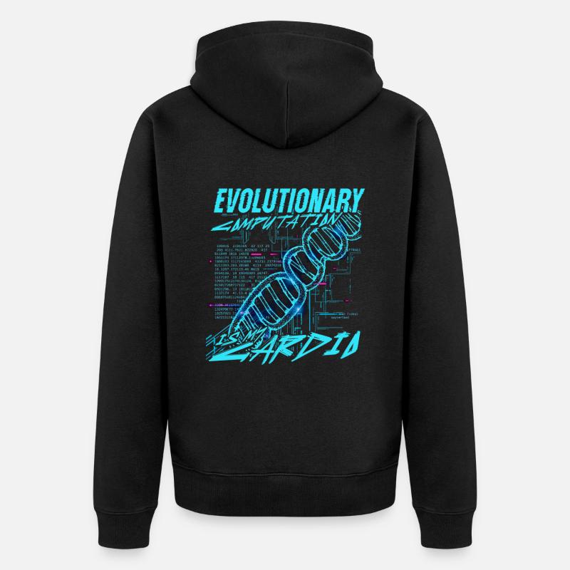 Bioinformatics Analyst - Unisex Premium Bio Zip Hoodie - Schwarz
