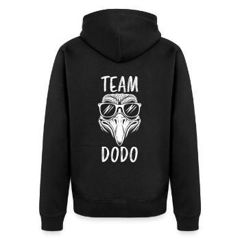 Dodo Dire Dodo Oiseau Drôle Dodo Cadeau - Veste à capuche bio Premium Unisexe - noir - Dos - Nico (187cm)