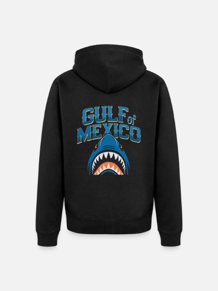 Gulf Of Mexico - Unisex Premium Organic Zip Hoodie - black
