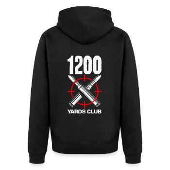 Chat Gras Gros Chat Humour Mème - Veste à capuche bio Premium Unisexe - noir - Dos - Nico (187cm)