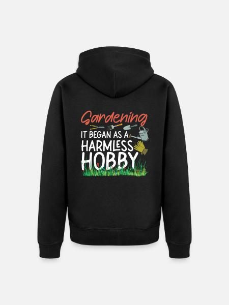 Plant Lover Gardening Gardening It - Unisex Premium Organic Zip Hoodie - black