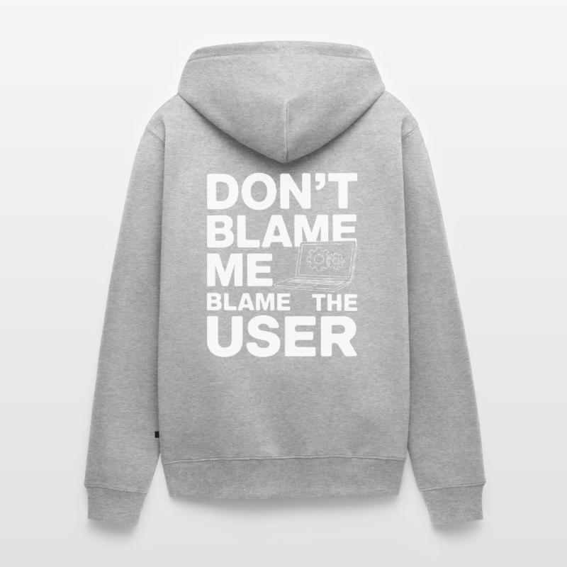 Administrator Support Nerd Computer Tech Unisex Premium Bio Zip Hoodie