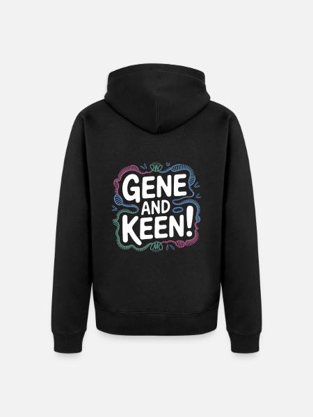 Gène et science aiguë - Veste à capuche bio Premium Unisexe - noir
