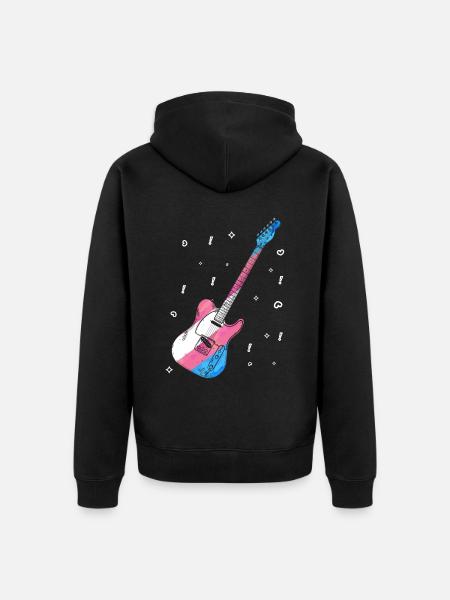 Transgender Trans LGBT Pride - Uniseks Premium bio ziphoodie - zwart