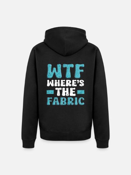 Restauratorin Polstermöbel - Unisex Premium Bio Zip Hoodie - Schwarz