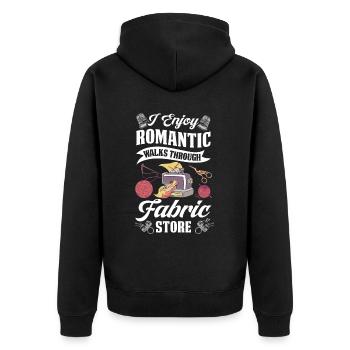 Restaurateur Meubles rembourrés - Veste à capuche bio Premium Unisexe - noir - Dos - Nico (187cm)