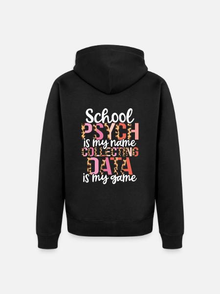 School psychologist School psychology - Unisex Premium Organic Zip Hoodie - black