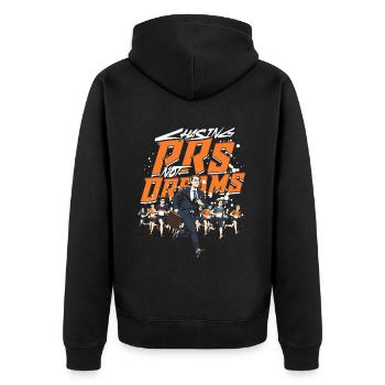 Marathon Marathons Coureurs Running - Veste à capuche bio Premium Unisexe - noir - Dos - Nico (187cm)