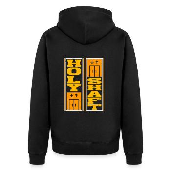 Elevator Mechanic Elevator Fitter Holy Shaft - Unisex Premium Organic Zip Hoodie - black - Back - Nico (187cm)
