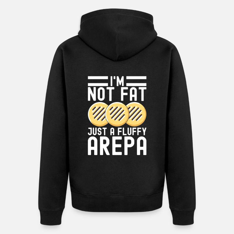 Arepas vénézuélienne - Veste à capuche bio Premium Unisexe - noir
