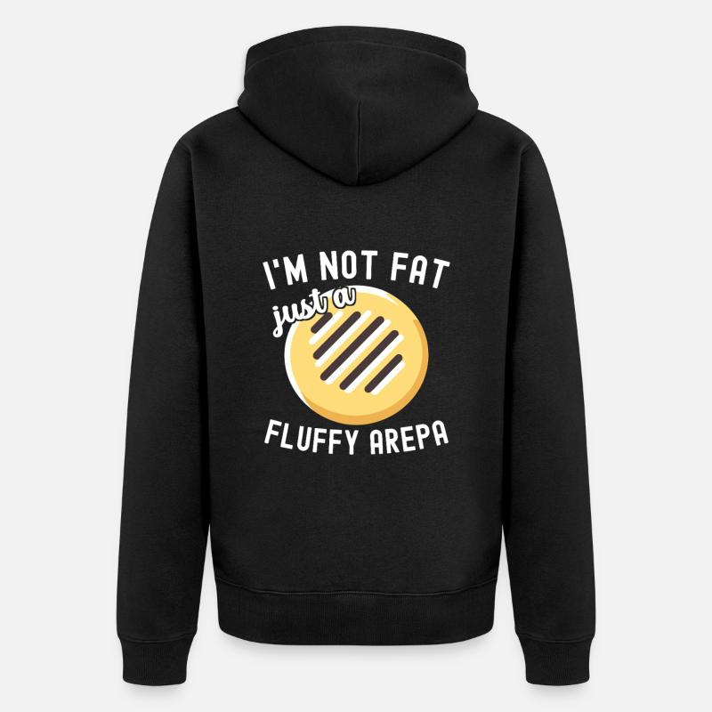 Arepas vénézuélienne - Veste à capuche bio Premium Unisexe - noir
