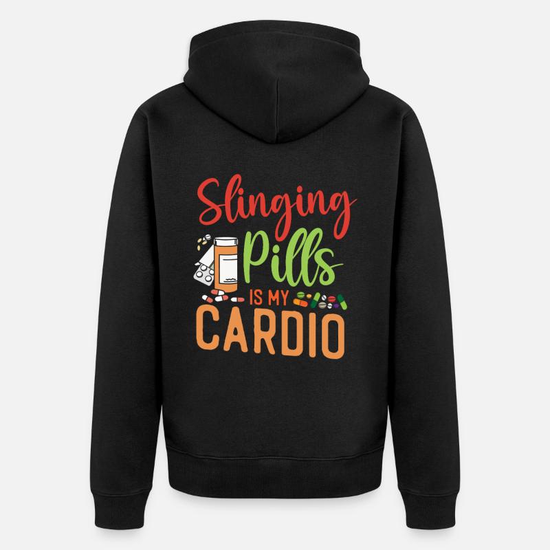 Pharmacy Tech Technician - Unisex Premium Organic Zip Hoodie - black