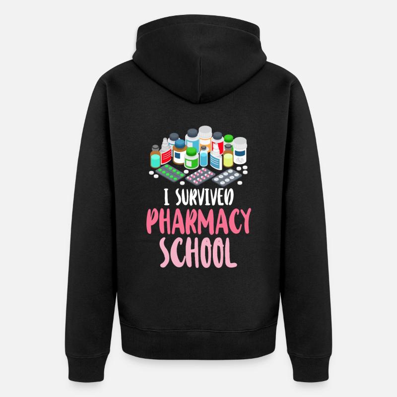 Technicien en pharmacie - Veste à capuche bio Premium Unisexe - noir