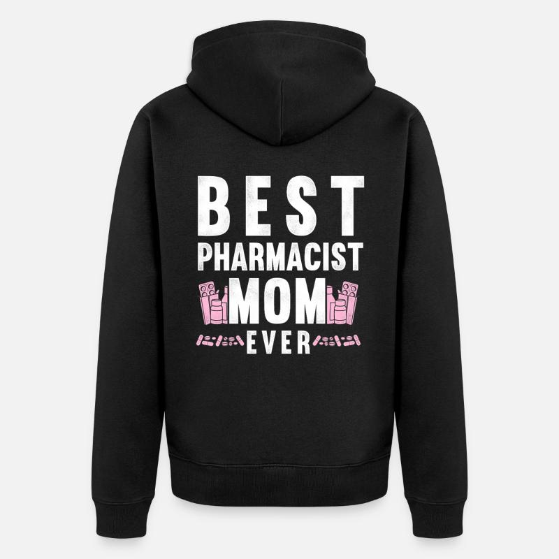 Pharmacy Tech Technician - Unisex Premium Bio Zip Hoodie - Schwarz