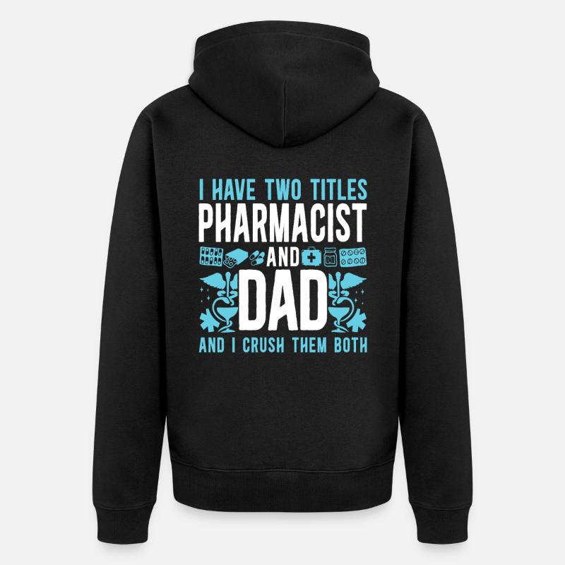 Technicien en pharmacie - Veste à capuche bio Premium Unisexe - noir