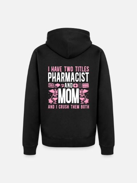 Technicien en pharmacie - Veste à capuche bio Premium Unisexe - noir