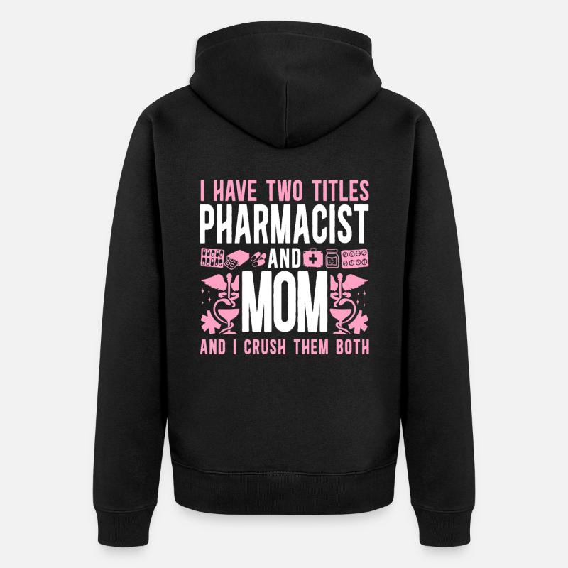 Technicien en pharmacie - Veste à capuche bio Premium Unisexe - noir