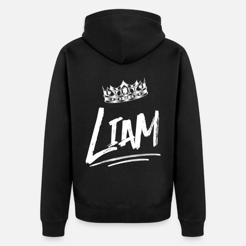 Liam - Veste à capuche bio Premium Unisexe - noir