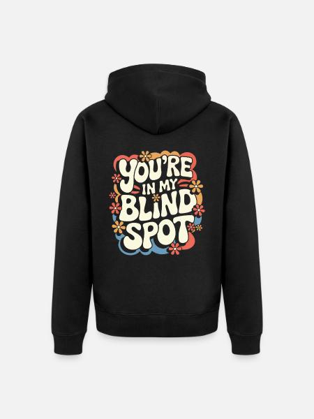 Blinde Blindheit Sehbehinderte Menschen - Unisex Premium Bio Zip Hoodie - Schwarz