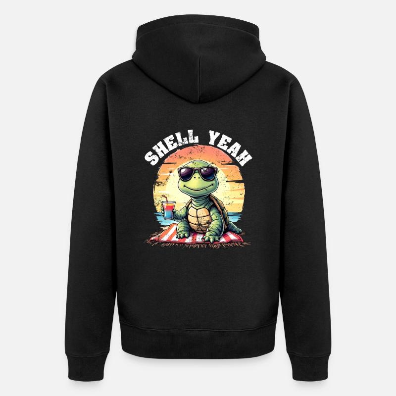 COQUILLE ! - Veste à capuche bio Premium Unisexe - noir