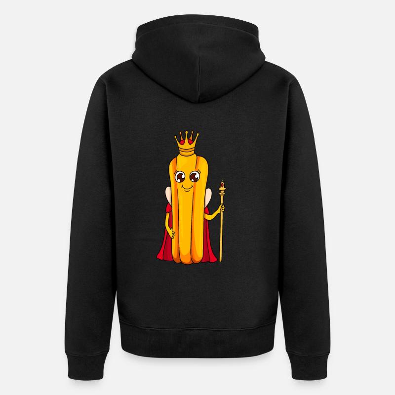 Churro Gift Mexico Nourriture - Veste à capuche bio Premium Unisexe - noir