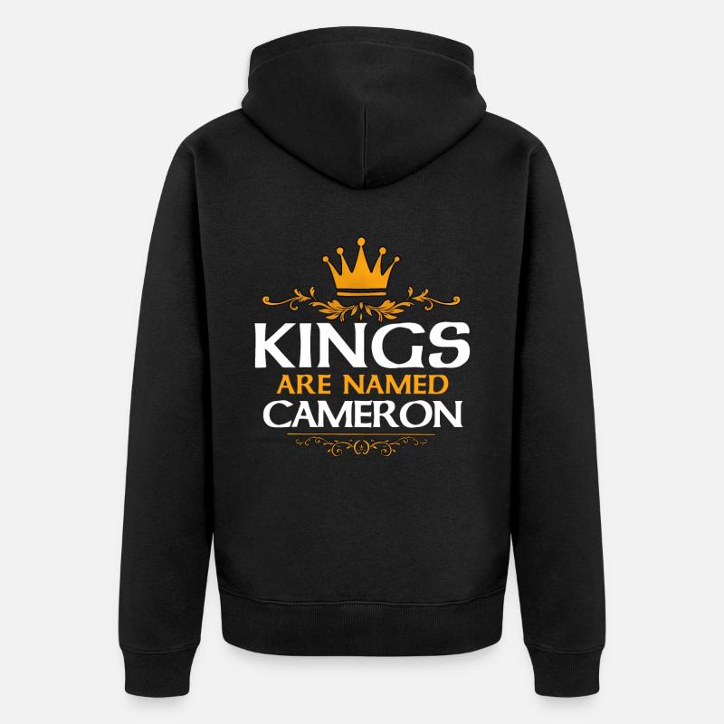 Cameron - Veste à capuche bio Premium Unisexe - noir