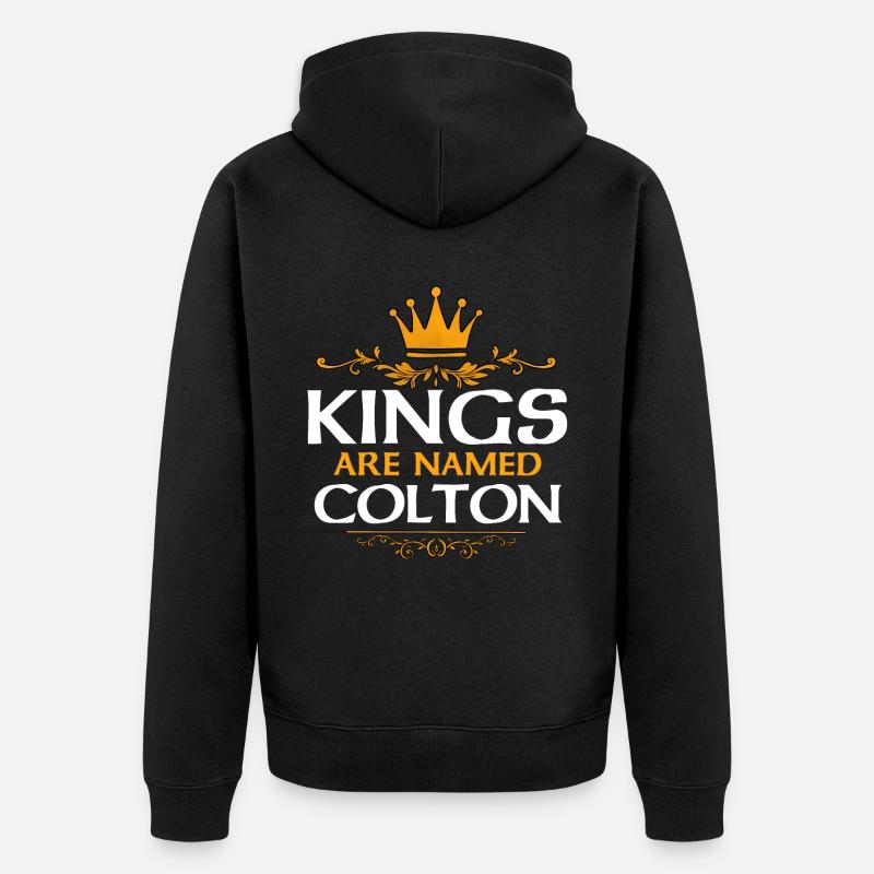 Colton - Veste à capuche bio Premium Unisexe - noir