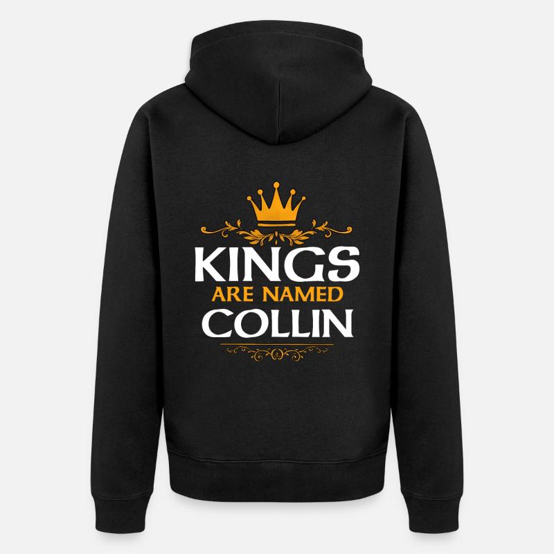 Collin - Veste à capuche bio Premium Unisexe - noir