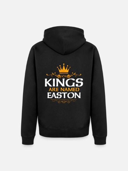 Easton - Unisex Premium Organic Zip Hoodie - black