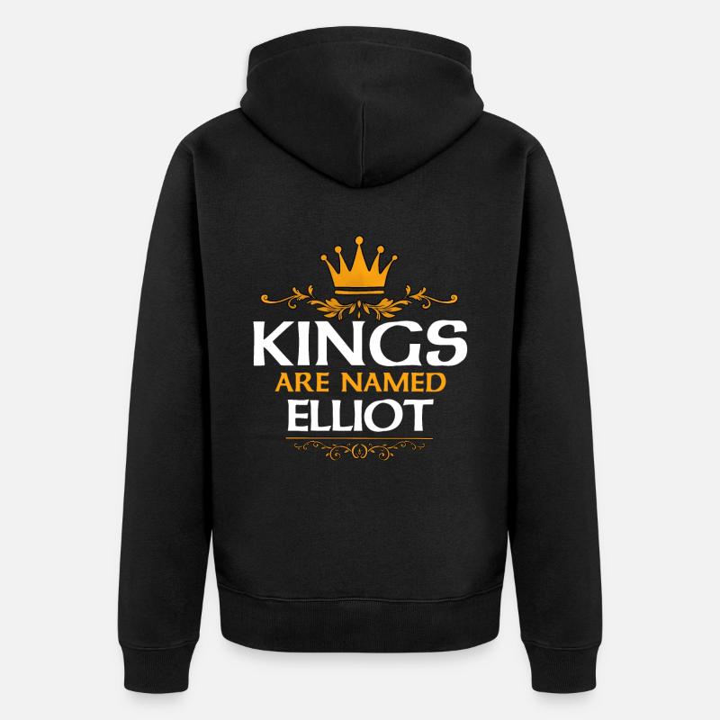 Elliot - Veste à capuche bio Premium Unisexe - noir