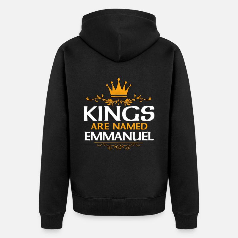 Emmanuel - Veste à capuche bio Premium Unisexe - noir