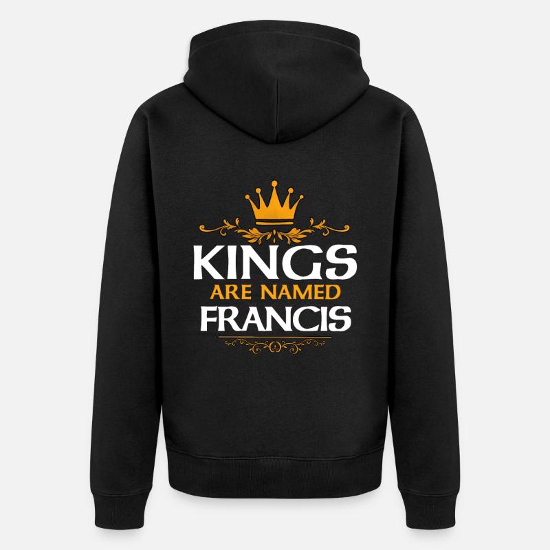 François - Veste à capuche bio Premium Unisexe - noir