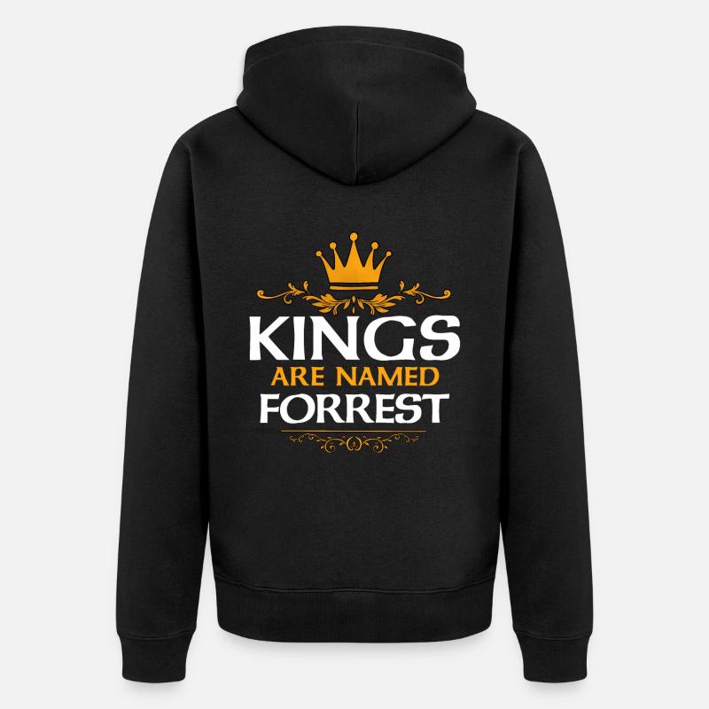 Forrest - Veste à capuche bio Premium Unisexe - noir