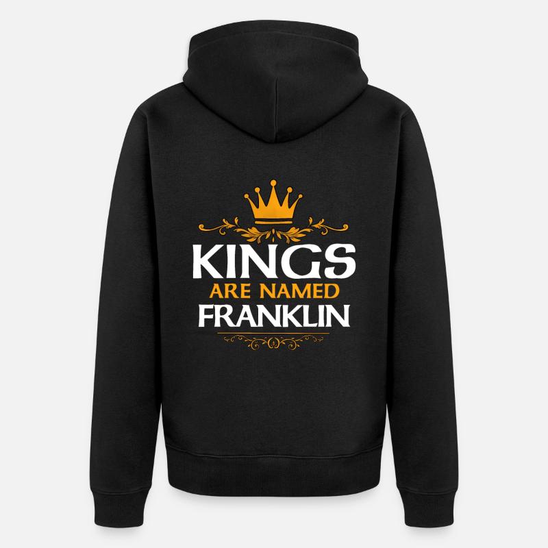 Franklin - Veste à capuche bio Premium Unisexe - noir