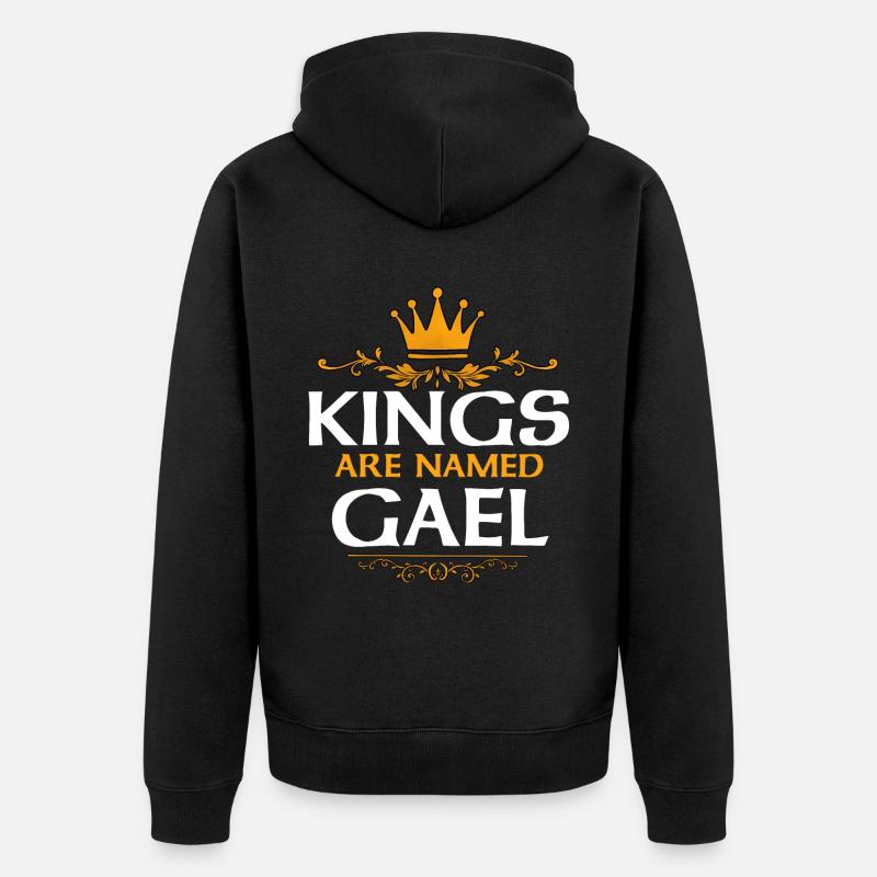 Gael - Veste à capuche bio Premium Unisexe - noir